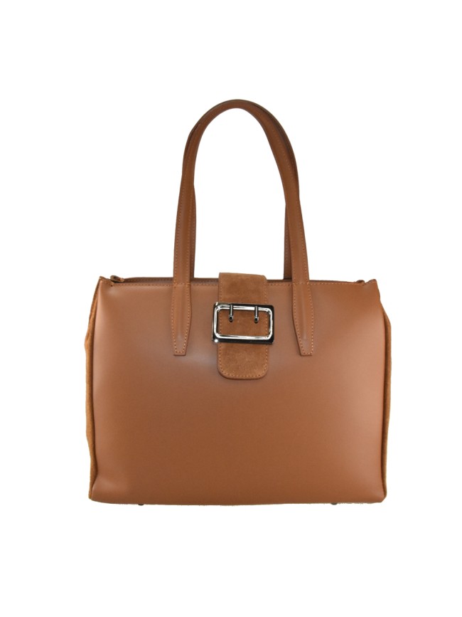 Woman leather shoulder bag - AT38842