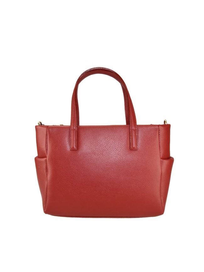 Leather bag with shoulder strap - SF35838