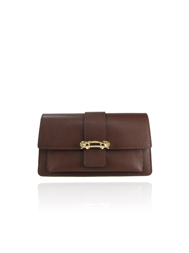 Leather bag with shoulder strap - MH36839