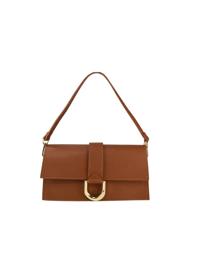 Leather bag with shoulder strap - QG25827