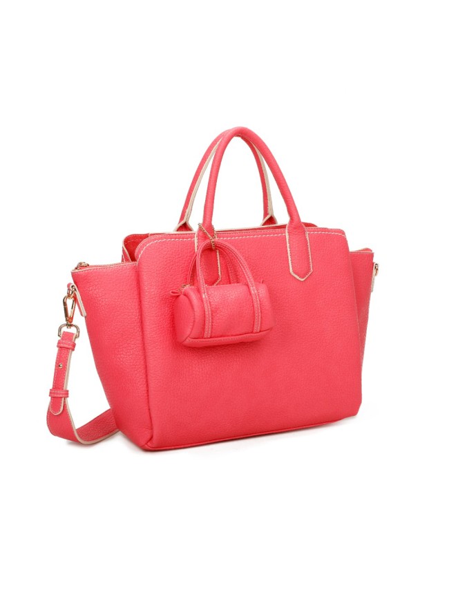 Woman synthetic leather hand bag - PF493