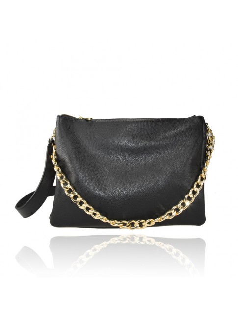 Woman leather pochette 100% made italy - BK37841