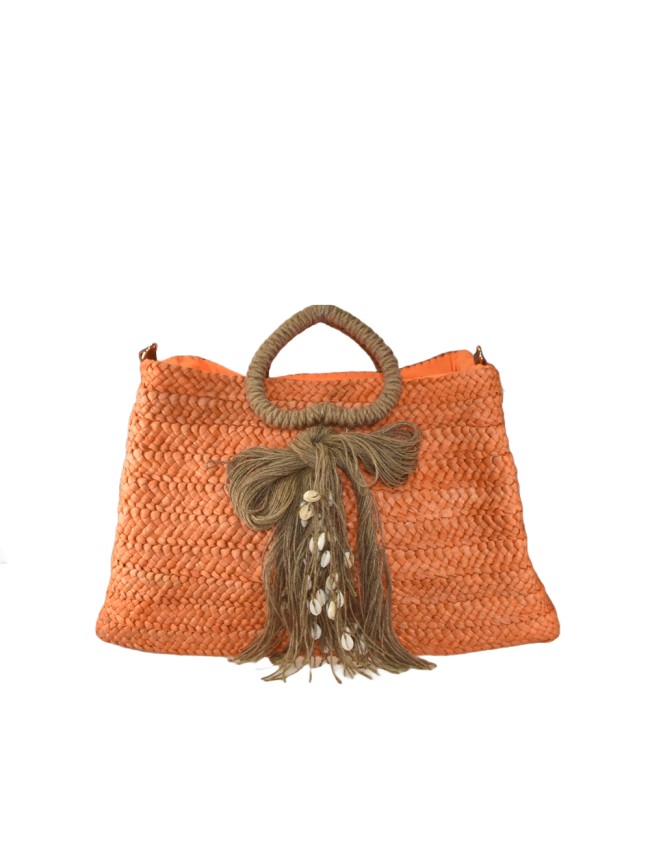 Woman straw beach bag - 80311