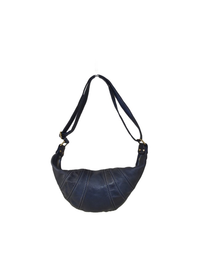 Woman vintage leather hand & shoulder bag - NJ42846