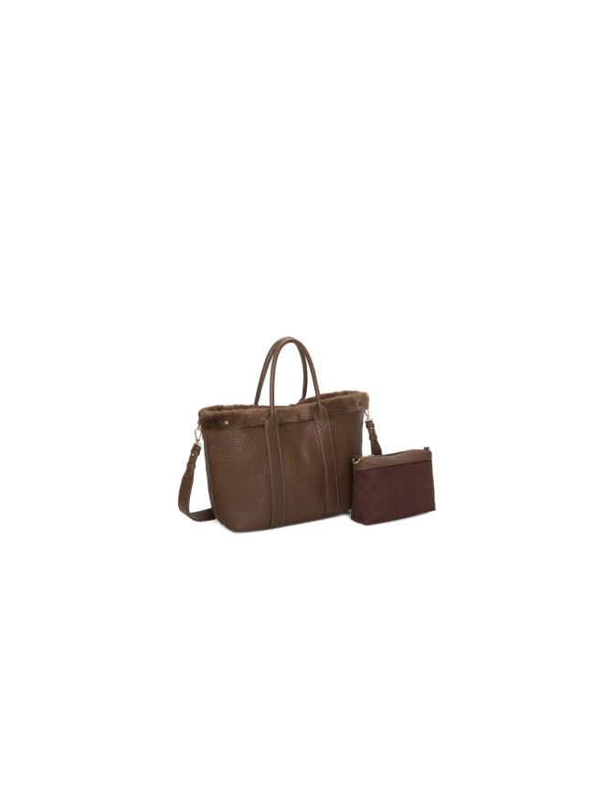 Woman synthetic leather bag - PF618