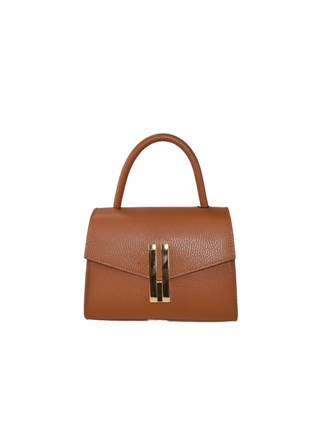 Leather handbag with shoulder strap - KB28831