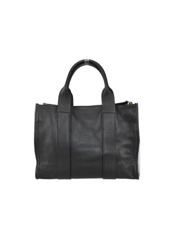 Leather handbag with shoulder strap - DD33836