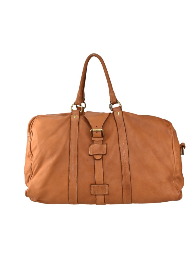 Unisex vintage leather travel bag - BL85894