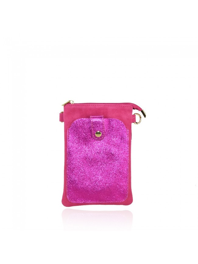 Portacellulare e pochette donna in pelle - LS17819