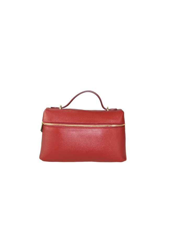 Leather handbag with shoulder strap - PB29832