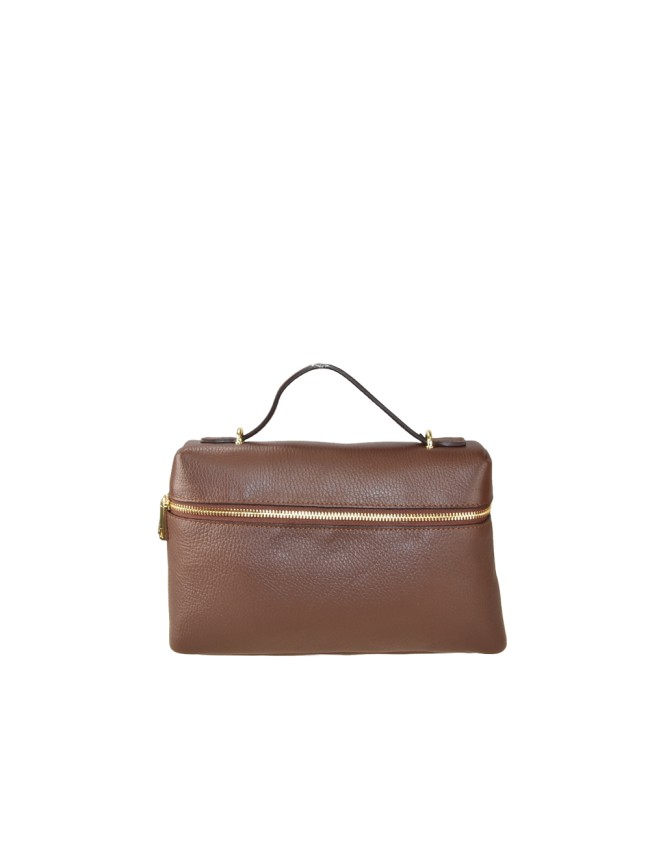 Leather handbag with shoulder strap - PB29832