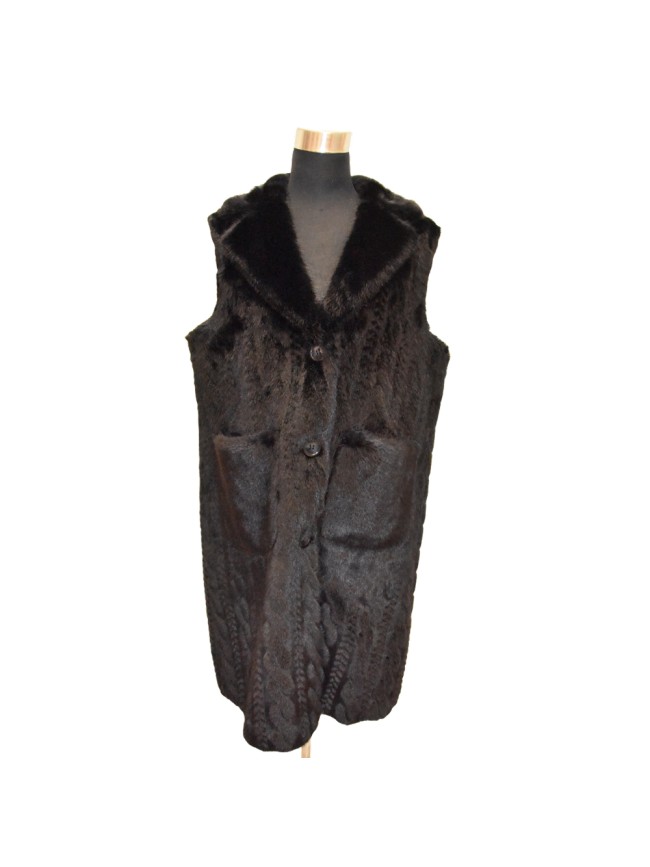 Synthetic fur gilet - GE910