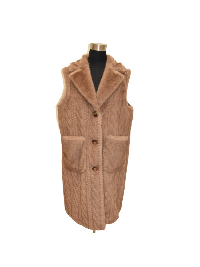 Gilet in ecopelliccia - GE910