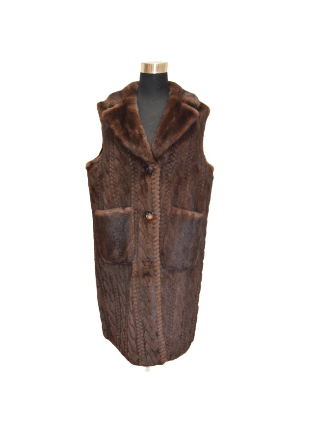 Synthetic fur gilet - GE910