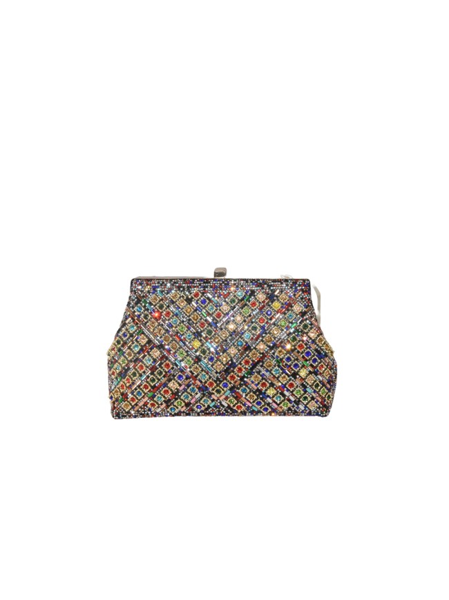 Pochette donna con strass - P6018