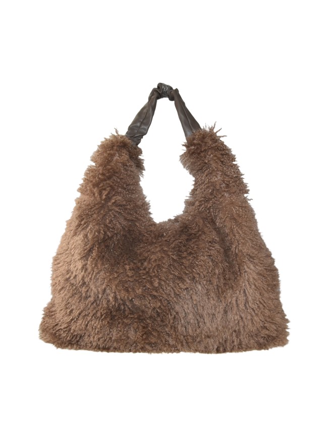 Woman synthetic fur leather bag - DW32