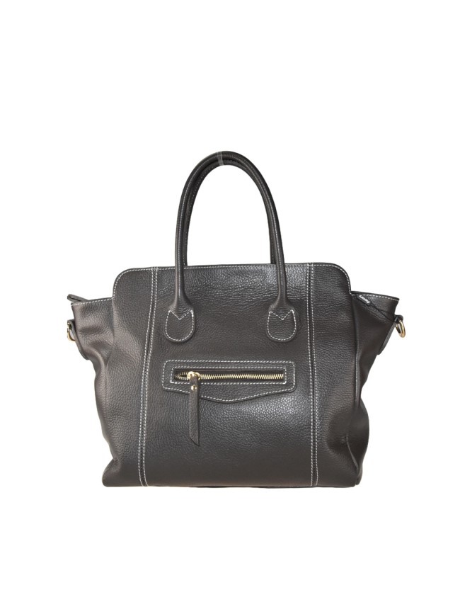 Borsa a mano donna in pelle con tracolla - CL39843