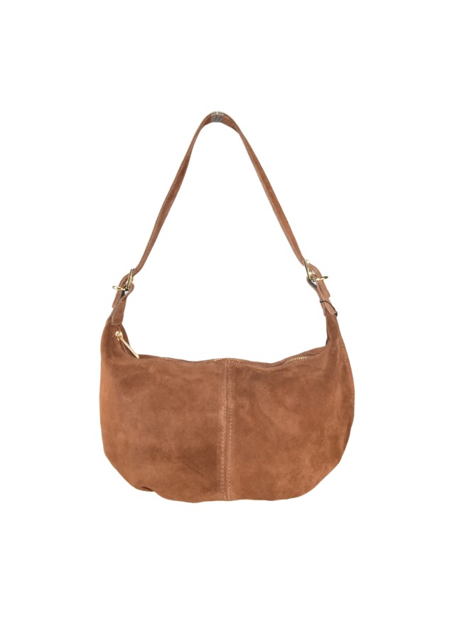 Woman suede leather shoulder bag - AS25827