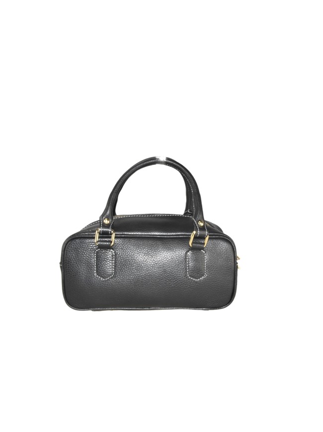 Trunk Leather bag with shoulder strap - MB33836