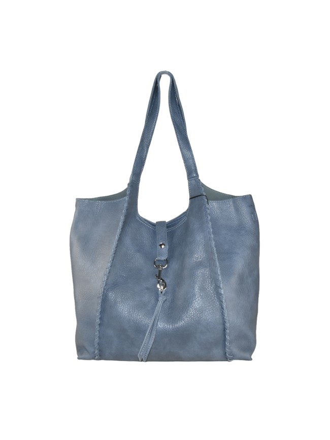 Borsa donna da spalla in similpelle con tracolla - L30-20