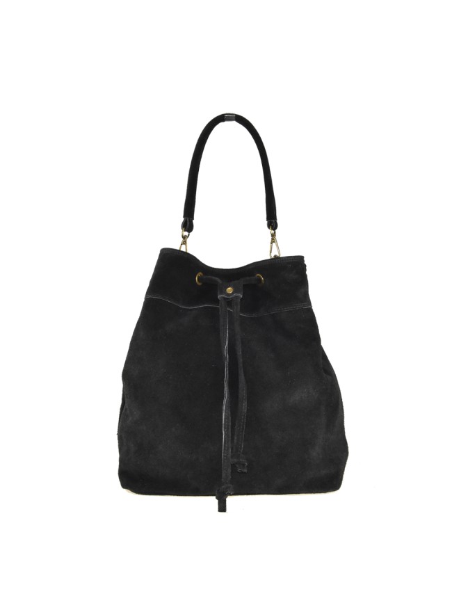 Woman suede leather shoulder bag - SS32835