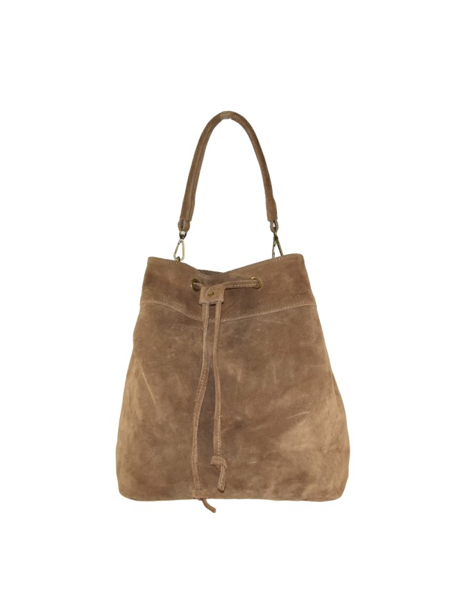 Woman suede leather shoulder bag - SS32835