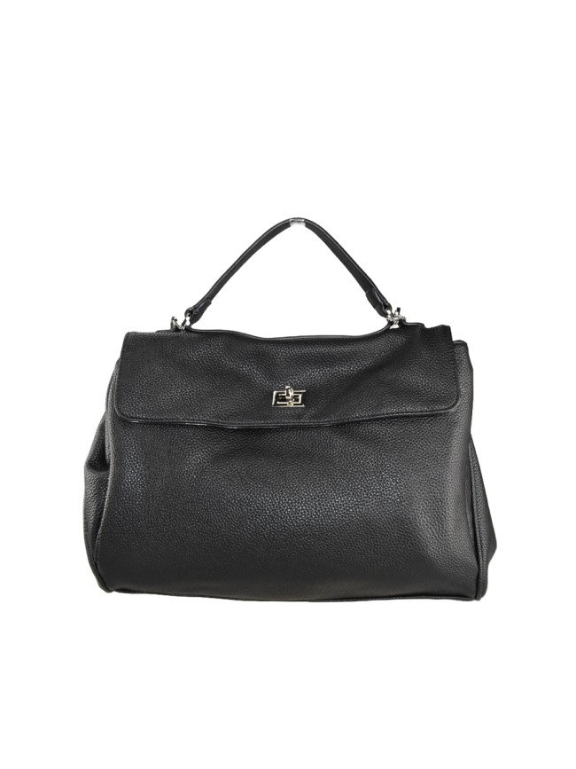 Woman synthetic leather hand bag - 5756-3