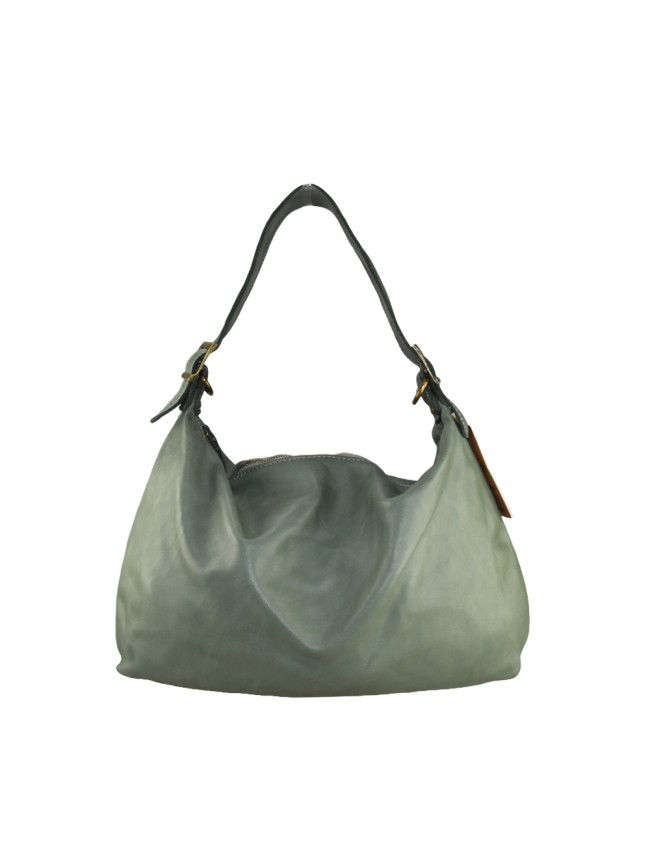 Borsa donna a spalla in vera pelle vintage - YL49854