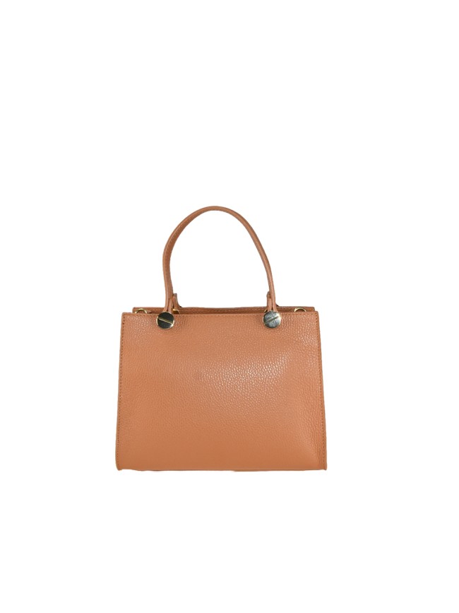 Leather handbag with shoulder strap - DG32835