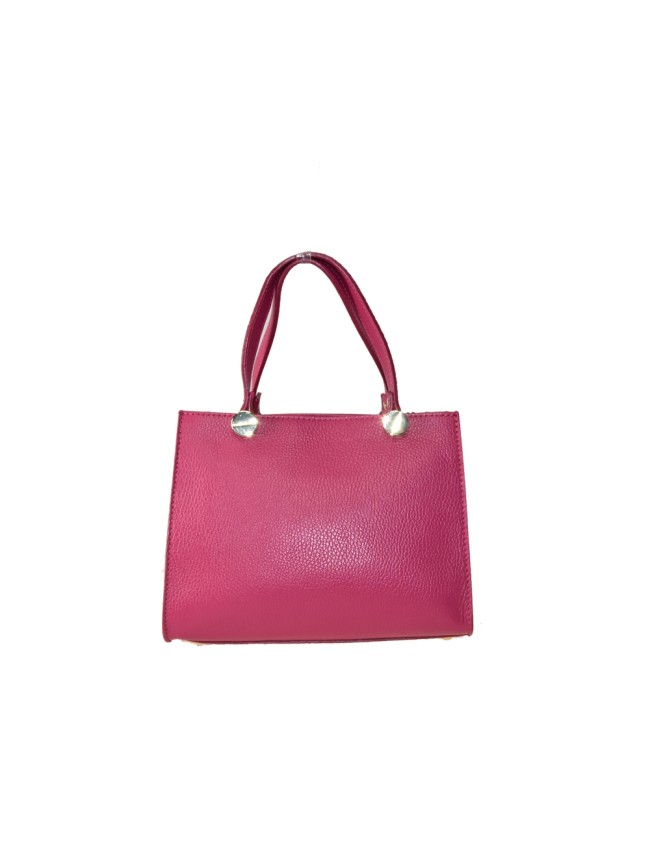 Leather handbag with shoulder strap - DG32835