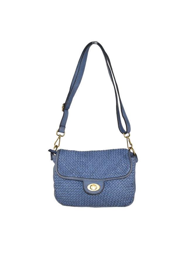 Woman woven washed leather bag - CH43847