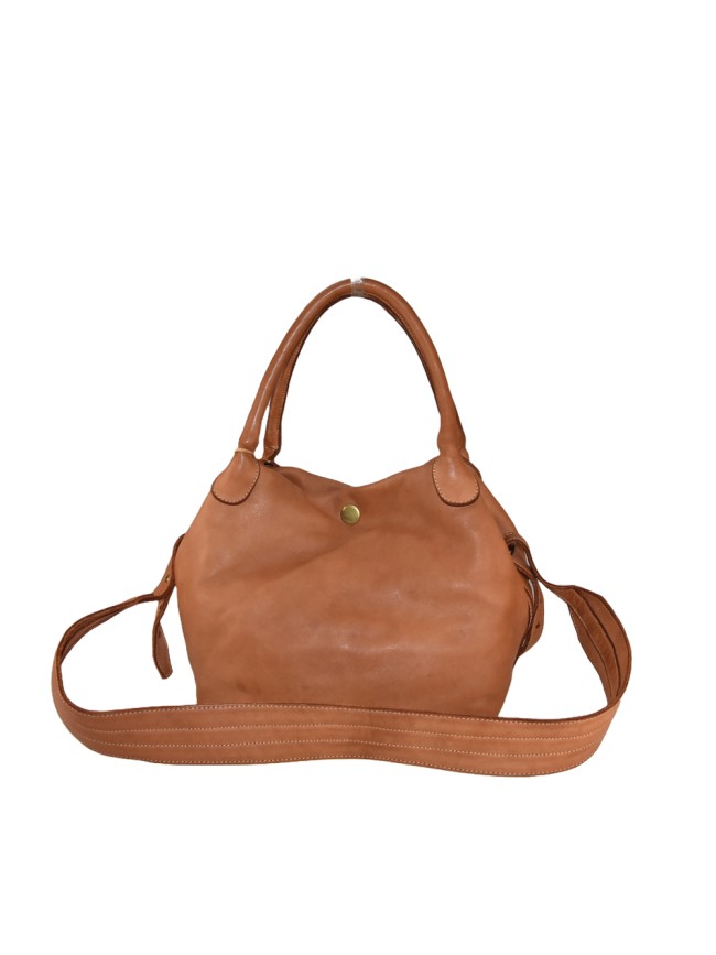 Borsa donna a spalla in vera pelle vintage - LT48853