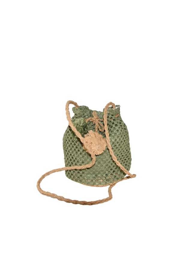 Woman textile shoulder bag - BO2206