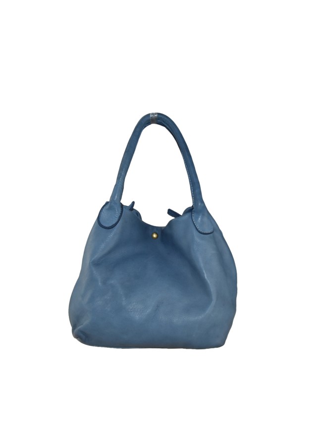 Borsa donna a spalla in vera pelle vintage - LT48853