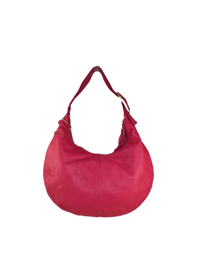 Woman vintage leather hand & shoulder bag - FL48853