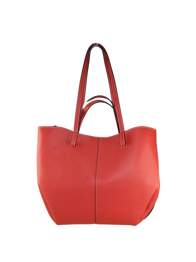 Woman leather shoulder bag - MF45850