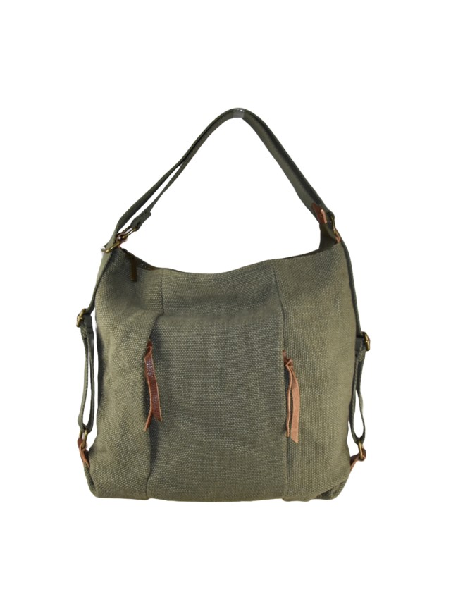 Woman Kanvas shoulder bag/ backbag - 6202