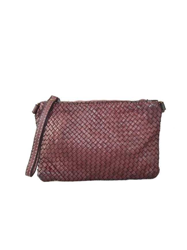 Woman washed leather pochette - AY24826