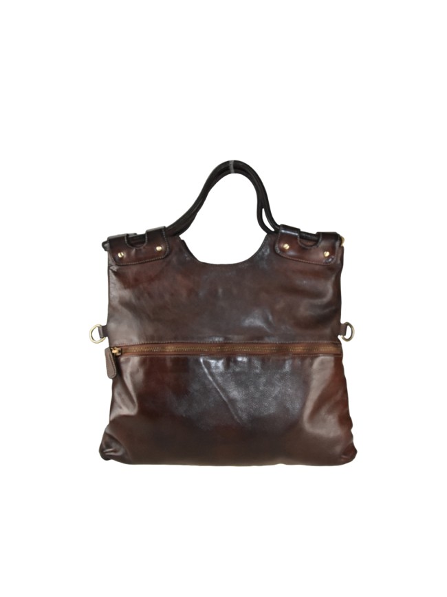 Woman vintage leather hand bag - UV85894