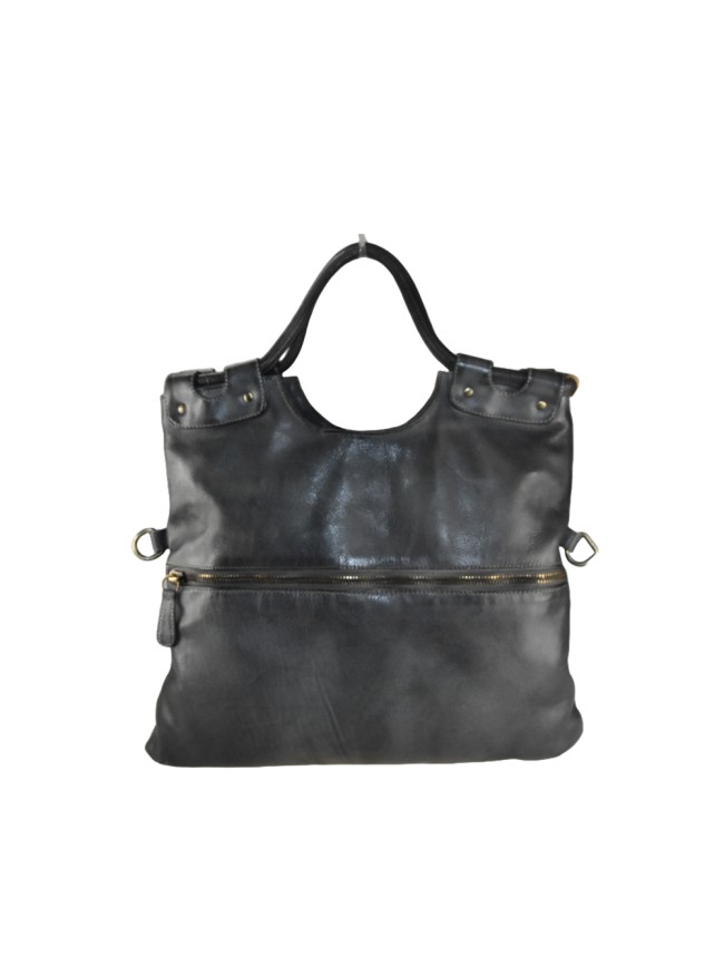 Woman vintage leather hand bag - UV85894