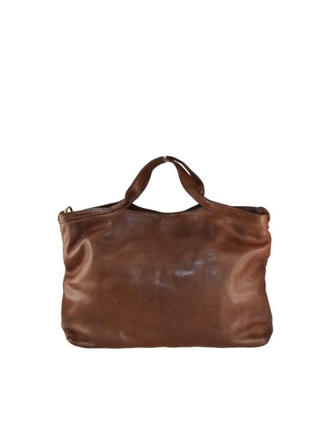 Woman vintage leather hand bag - UL82891