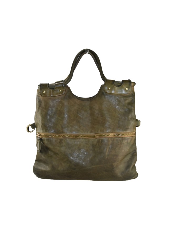 Woman vintage leather hand bag - UV85894