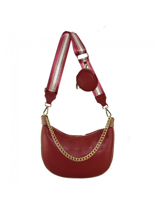 Woman leather shoulder bag - YJ35838