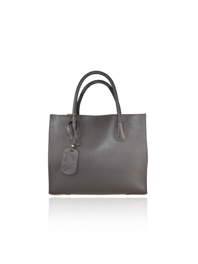 Leather hand bag 100% made Italy - ML42846