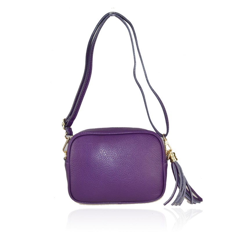 Leather bag with shoulder strap -JL16818