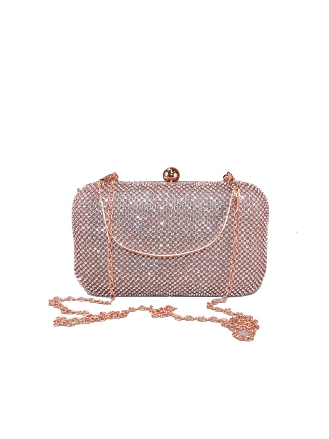 Woman shoulder clutch with strass - 1713