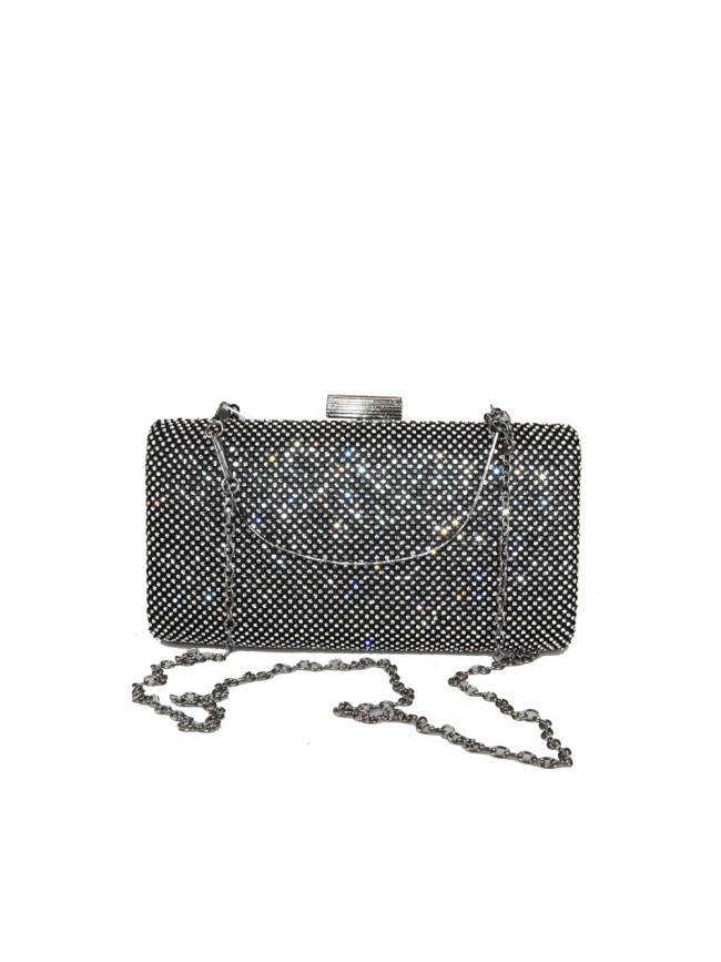 Woman shoulder clutch with strass - 1189